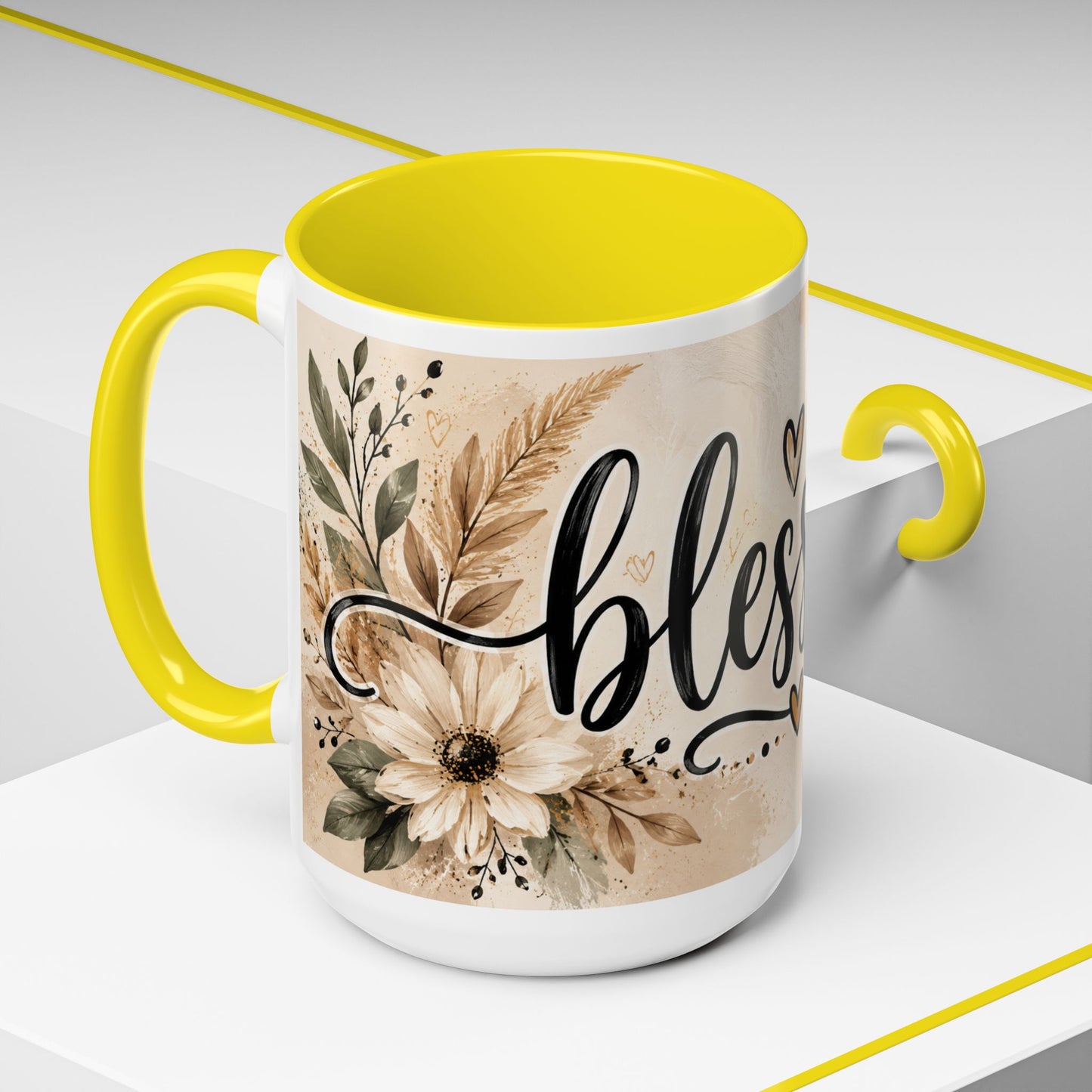 Blessed Floral - Coffee Mug