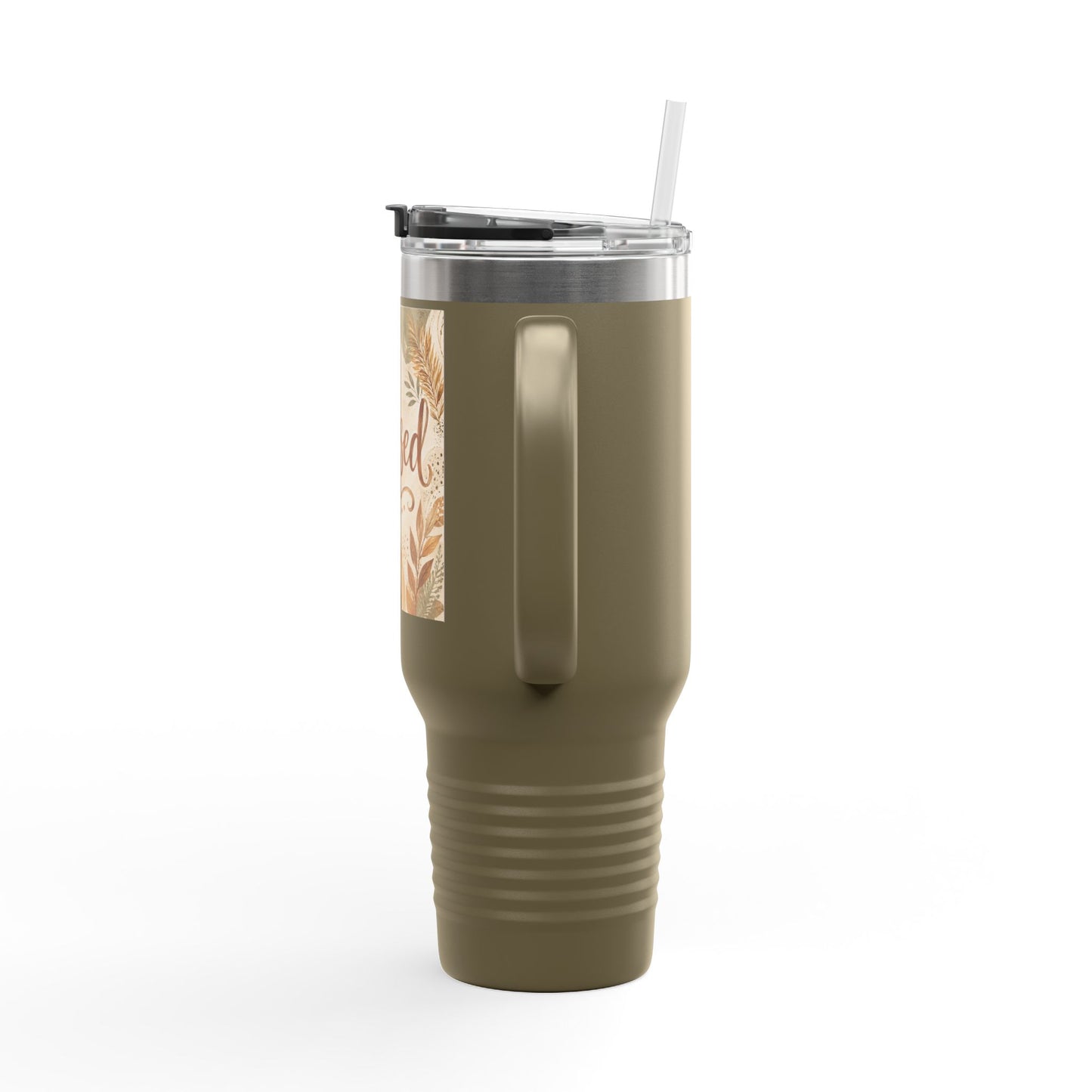 Blessed Floral Travel Mug – 40oz Insulated Tumbler